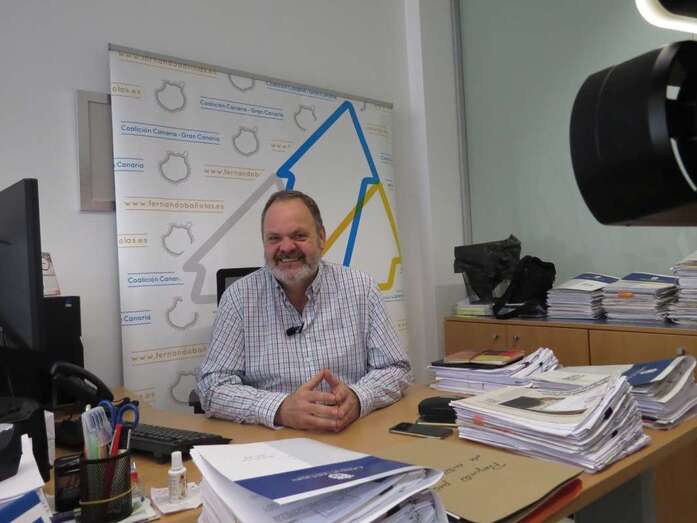 Fernando Bañolas, consejero de CC en el Cabildo de Gran Canaria (Foto Acfi Press)